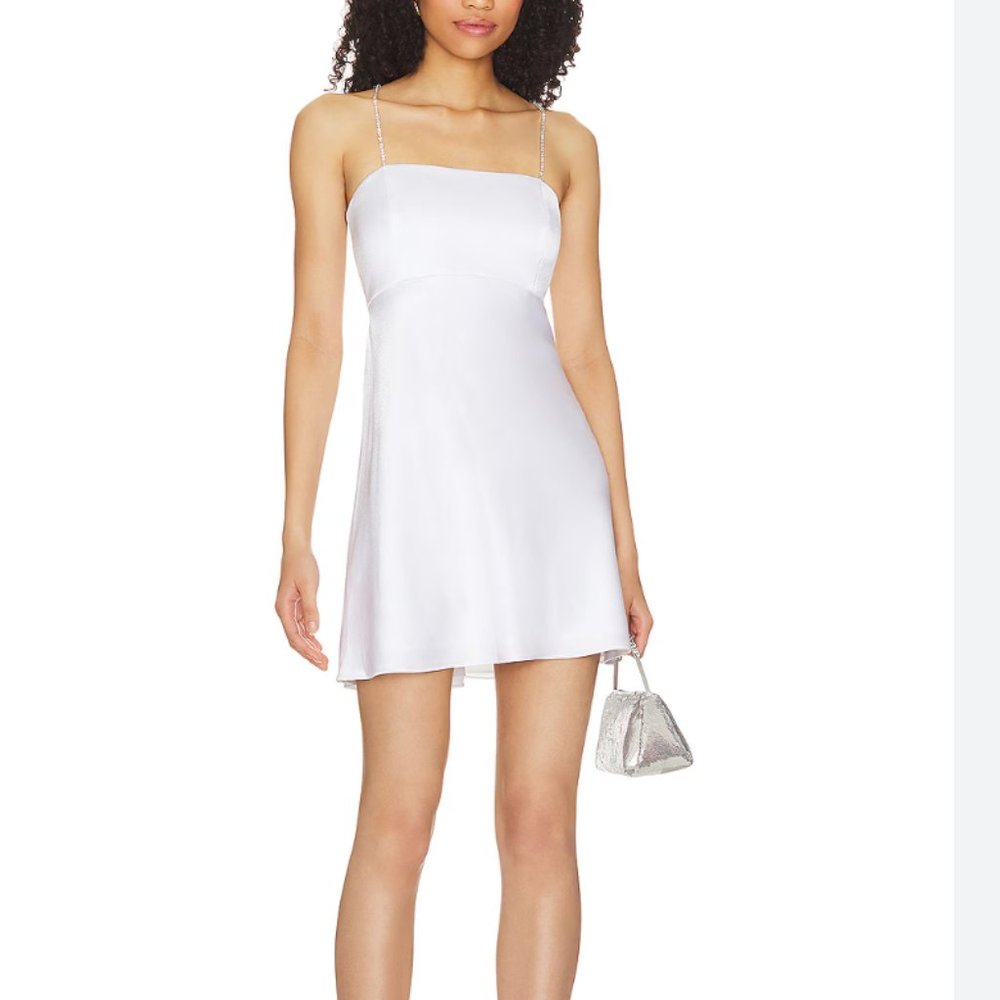 Alice + Olivia White Mini Dress